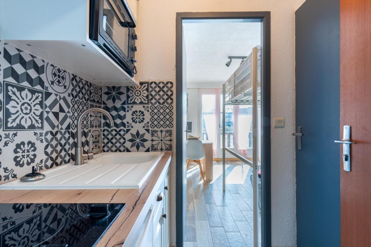 Le Bobsleigh - Joli Studio Au Coeur Des Angles Apartment Ngoại thất bức ảnh